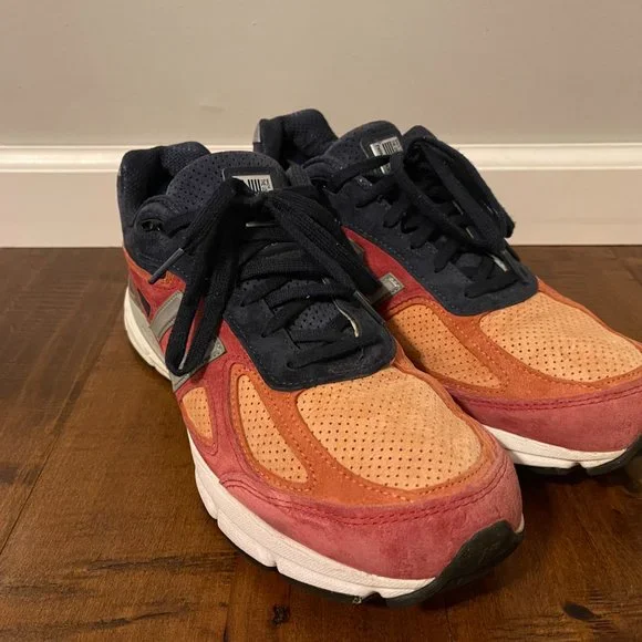 New Balance 990V4 Copper Rose Pigment M990CP4 Made in USA Shoes - Men's 11.5D - Picture 3 of 8